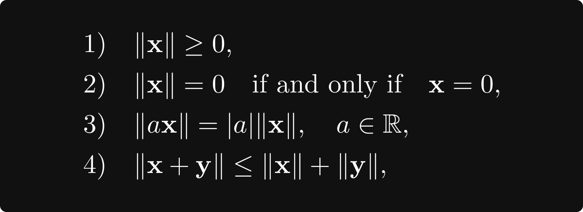 Norm Properties