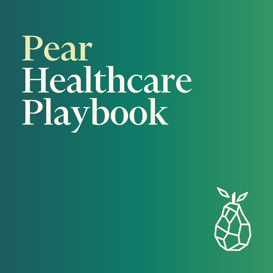 Pear Healthcare Playbook logo