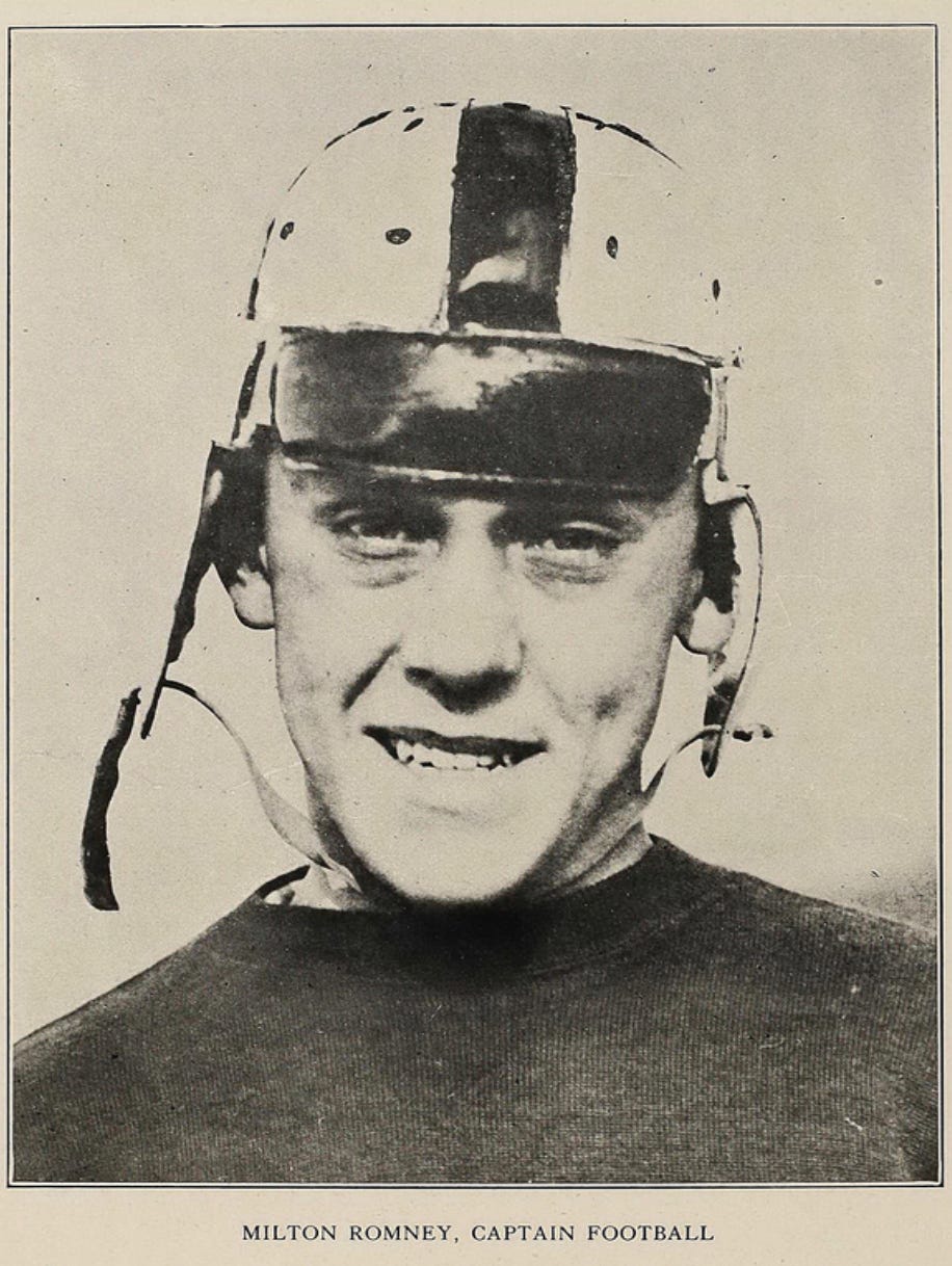 Today's Tidbit... Football's First Striped Helmets