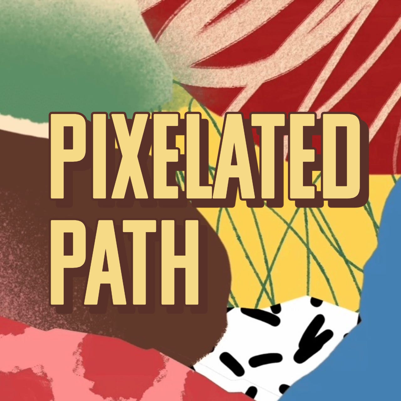 Pixelated Path logo