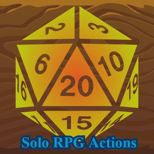 Solo RPG Actions logo