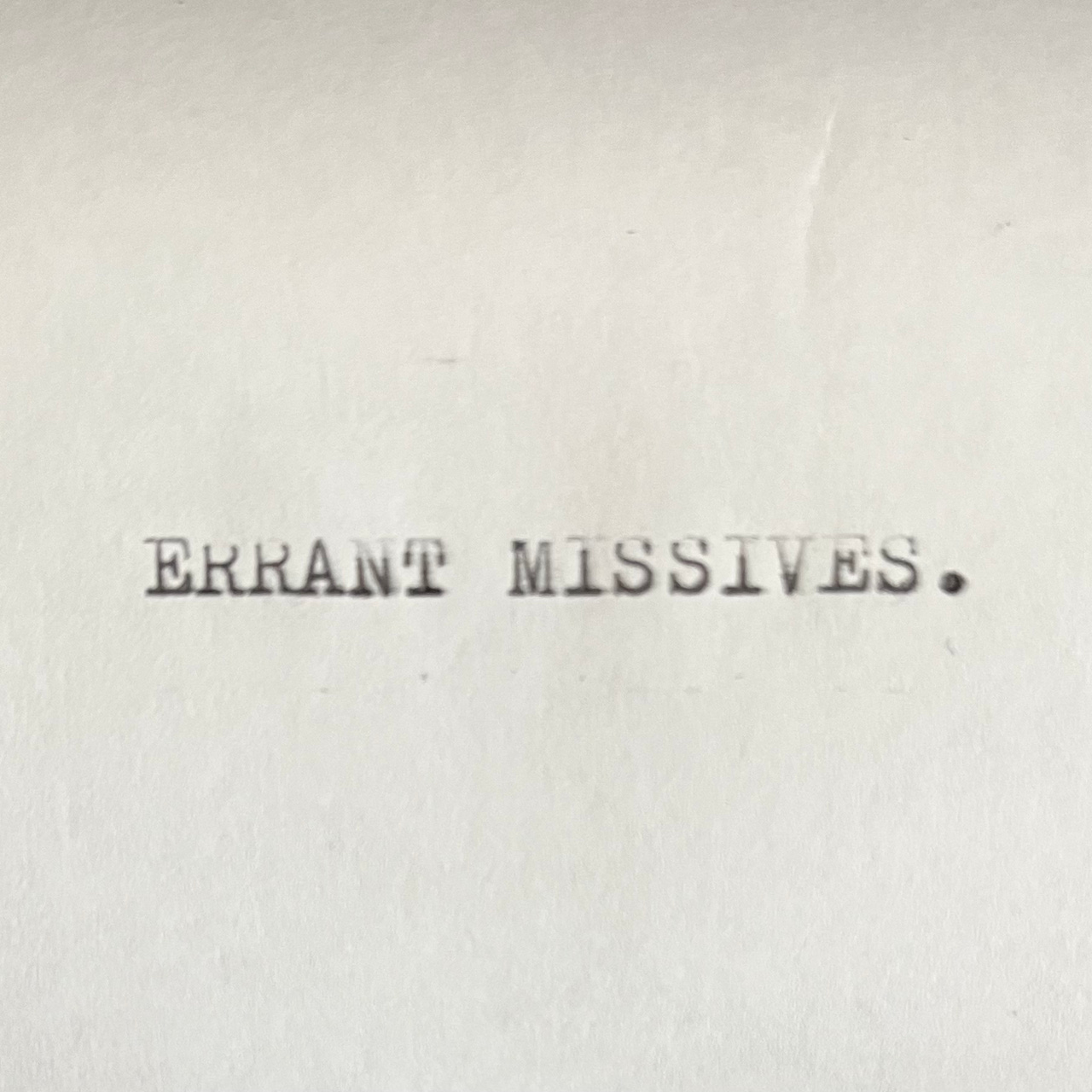 Errant Missives logo