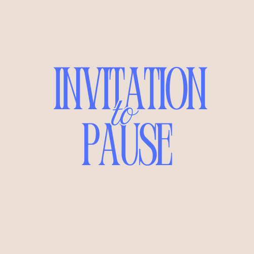 Invitation to PAUSE 