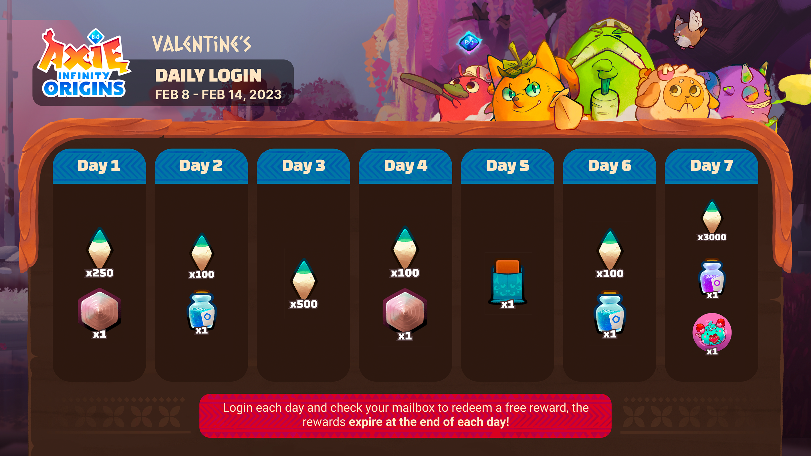 Axie Infinity on X: If you finished within the Top 20,000 for the  #Axieween leaderboard event-- check your mailbox! Important: claim this  before the season ends!  / X