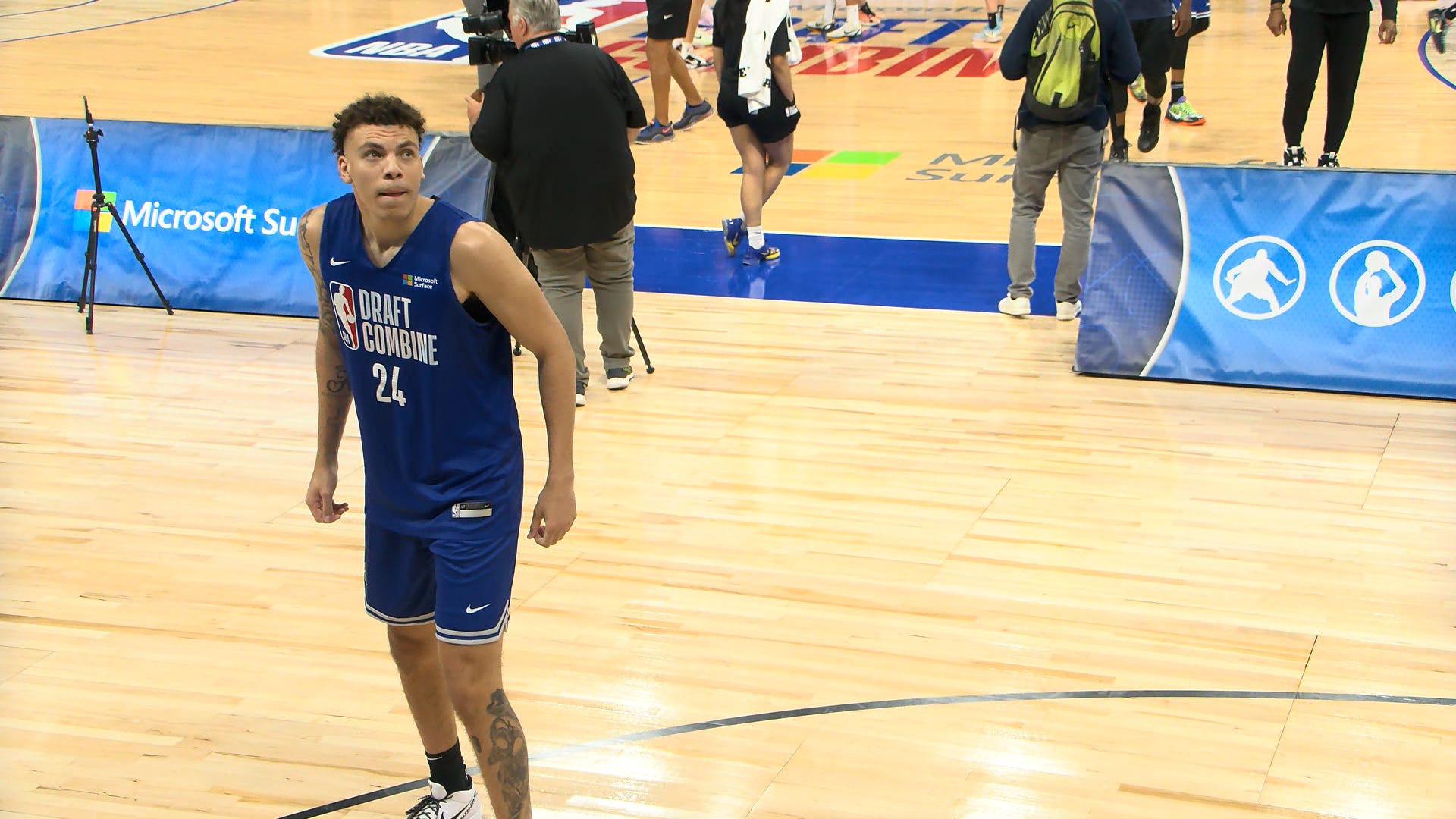 Seth Lundy NBA Draft Combine Scrimmage 2