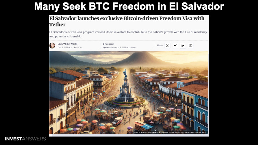 El Salvador launches exclusive Bitcoin-driven Freedom Visa with Tether