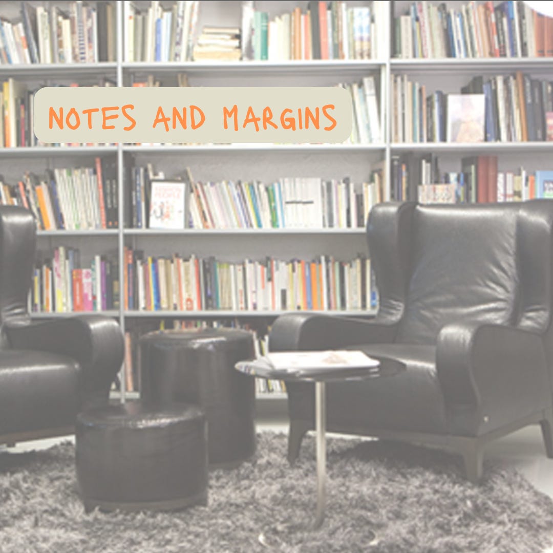 Artwork for notes and margins