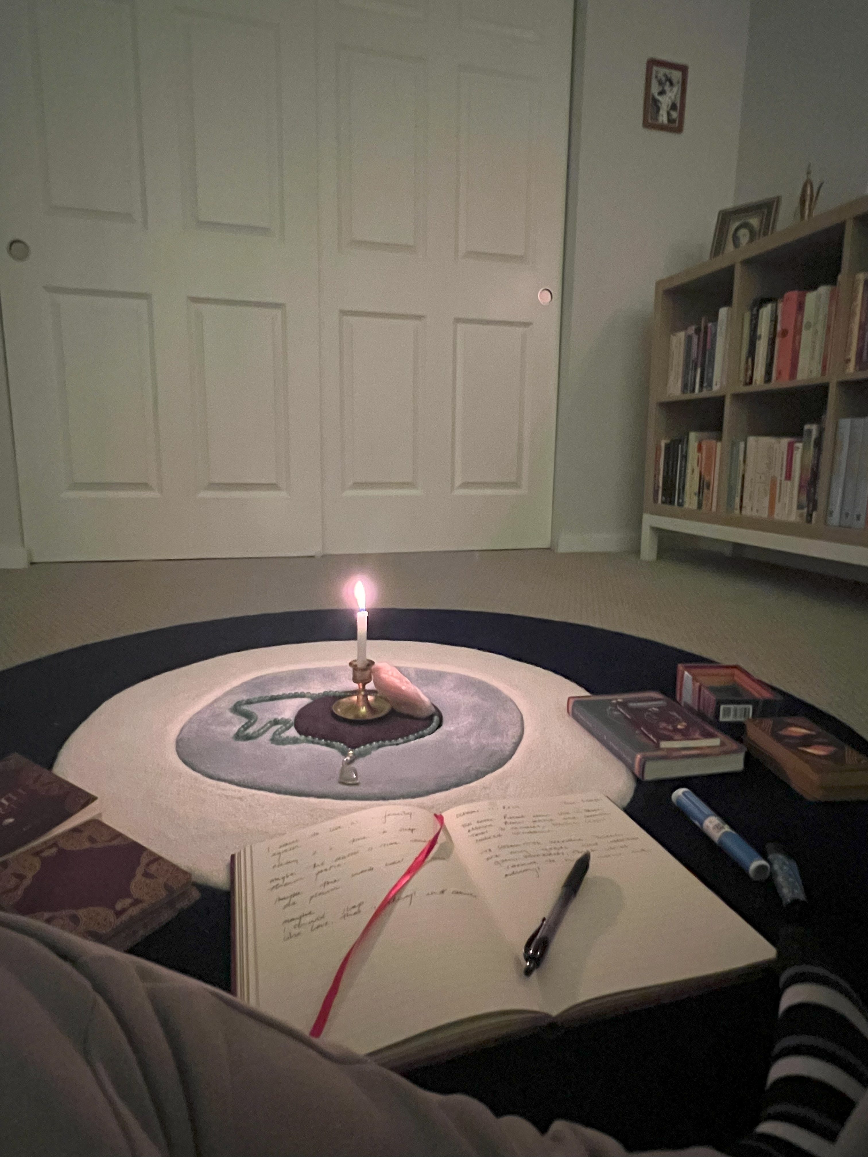 Sitting with the Full Moon by Raanah Amjadi