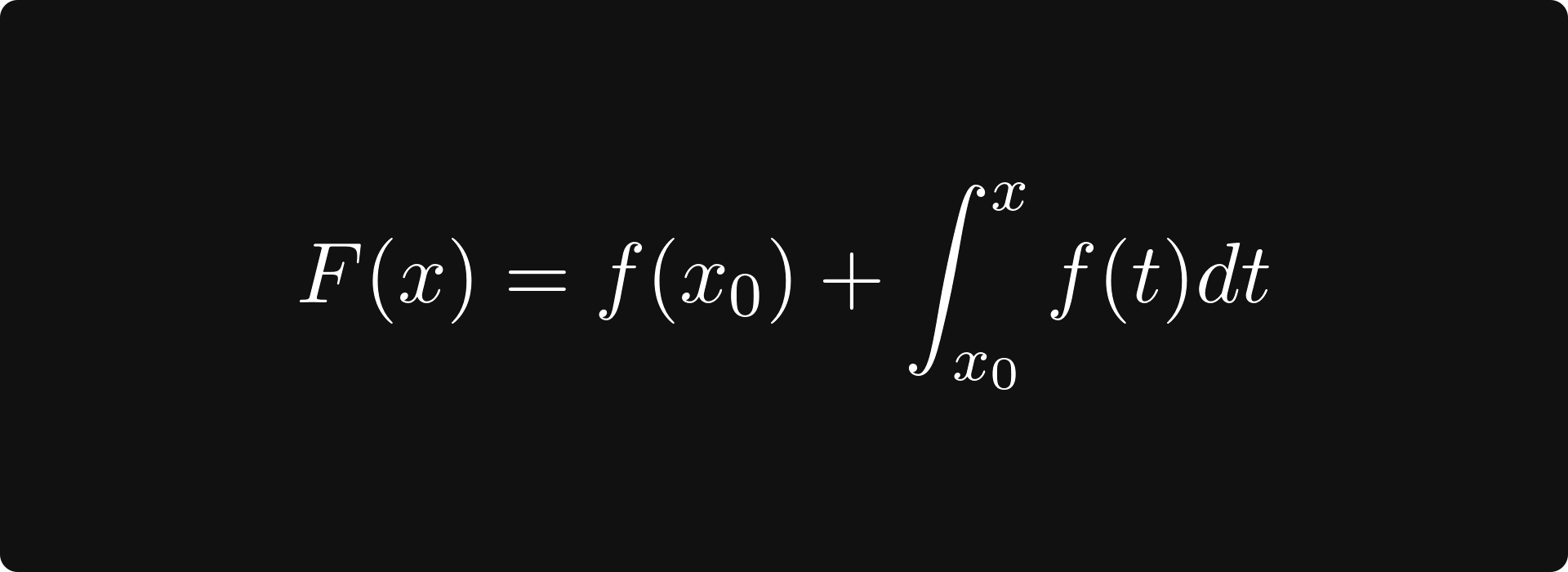 Integration/Differentiation Link