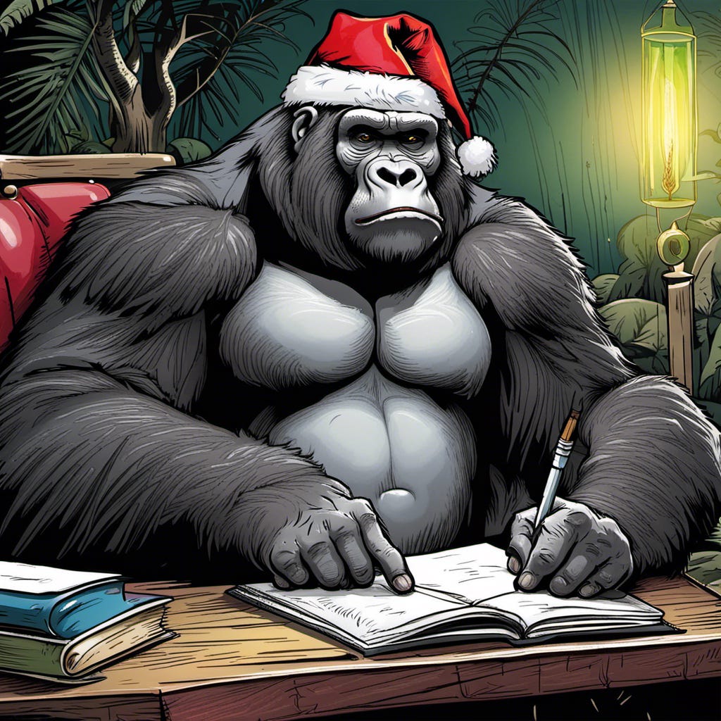 Artwork for The Gorilla Who Wants to Be Santa Claus