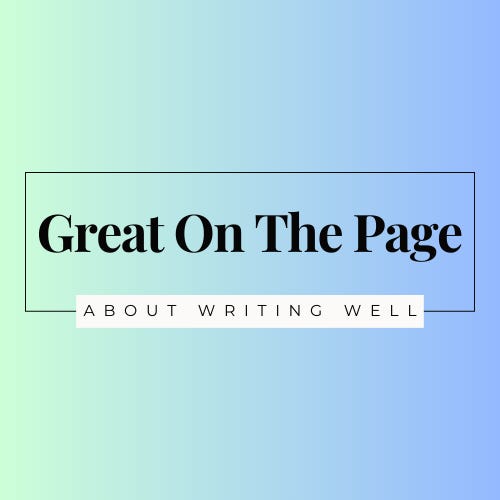 Artwork for Great On The Page