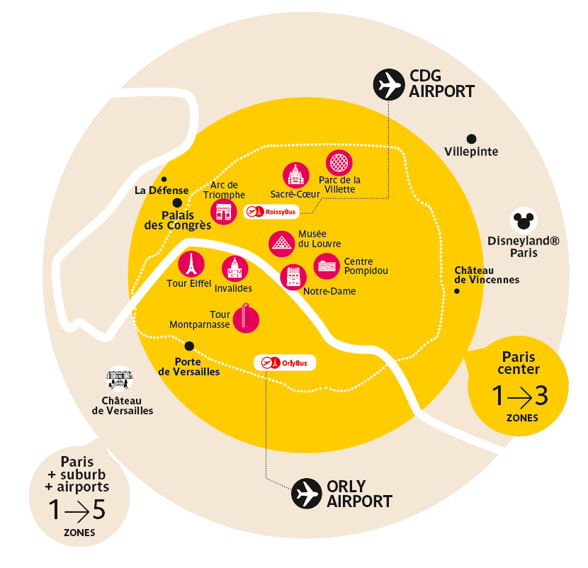 www.ratp.fr Paris Zone Map from www.ratp.fr