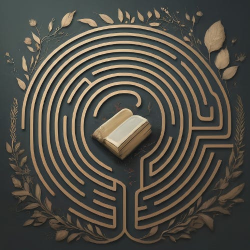 The Literary Labyrinth logo