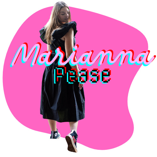 Marianna Pease. Substack logo