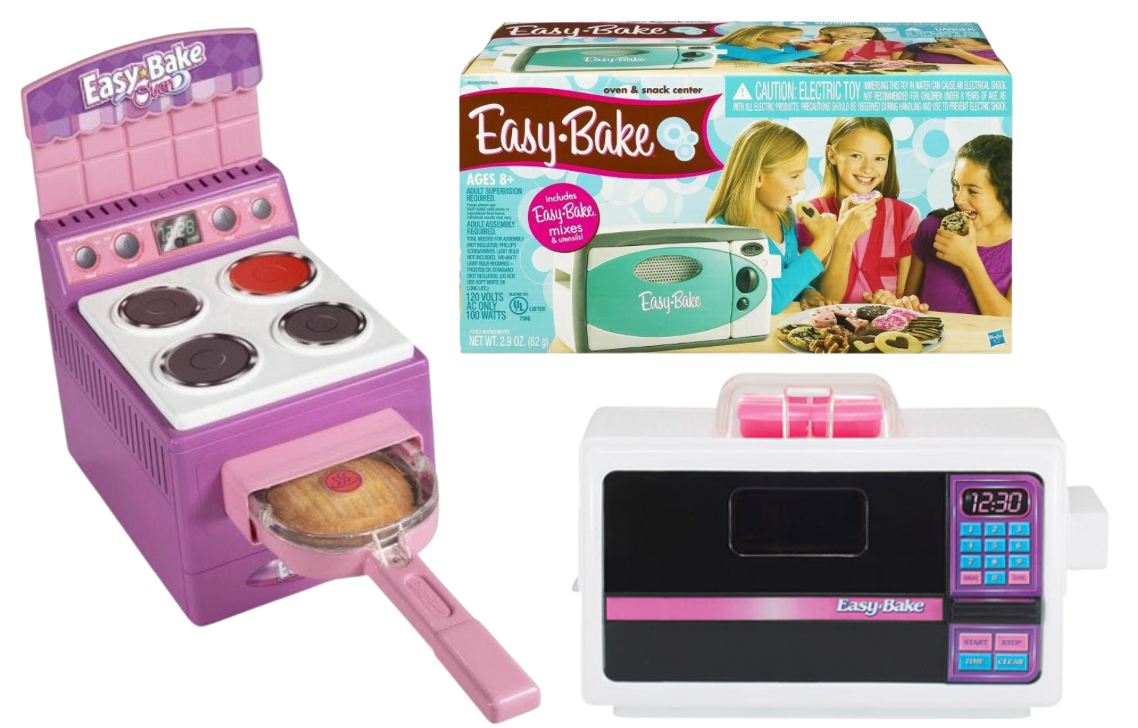 2000 Barbie Bake with Me Oven Easy Bake Set with Box- not complete