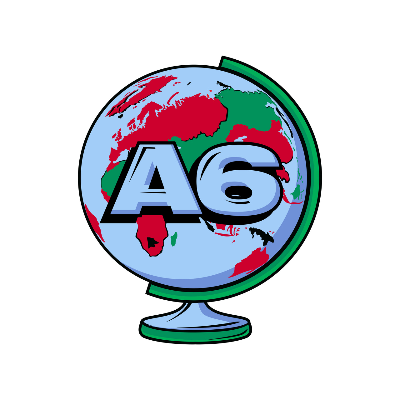 A6 - Where the world happens logo