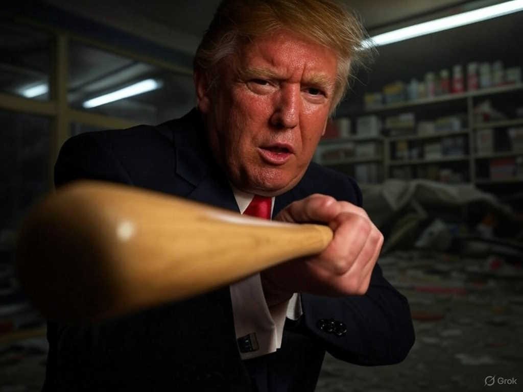 Trump takes a baseball bat to the U.S. economy