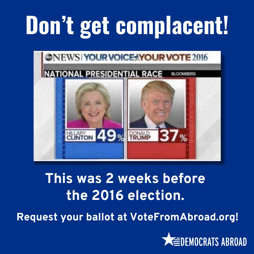 Why don't more Democrats Abroad actually VOTE?