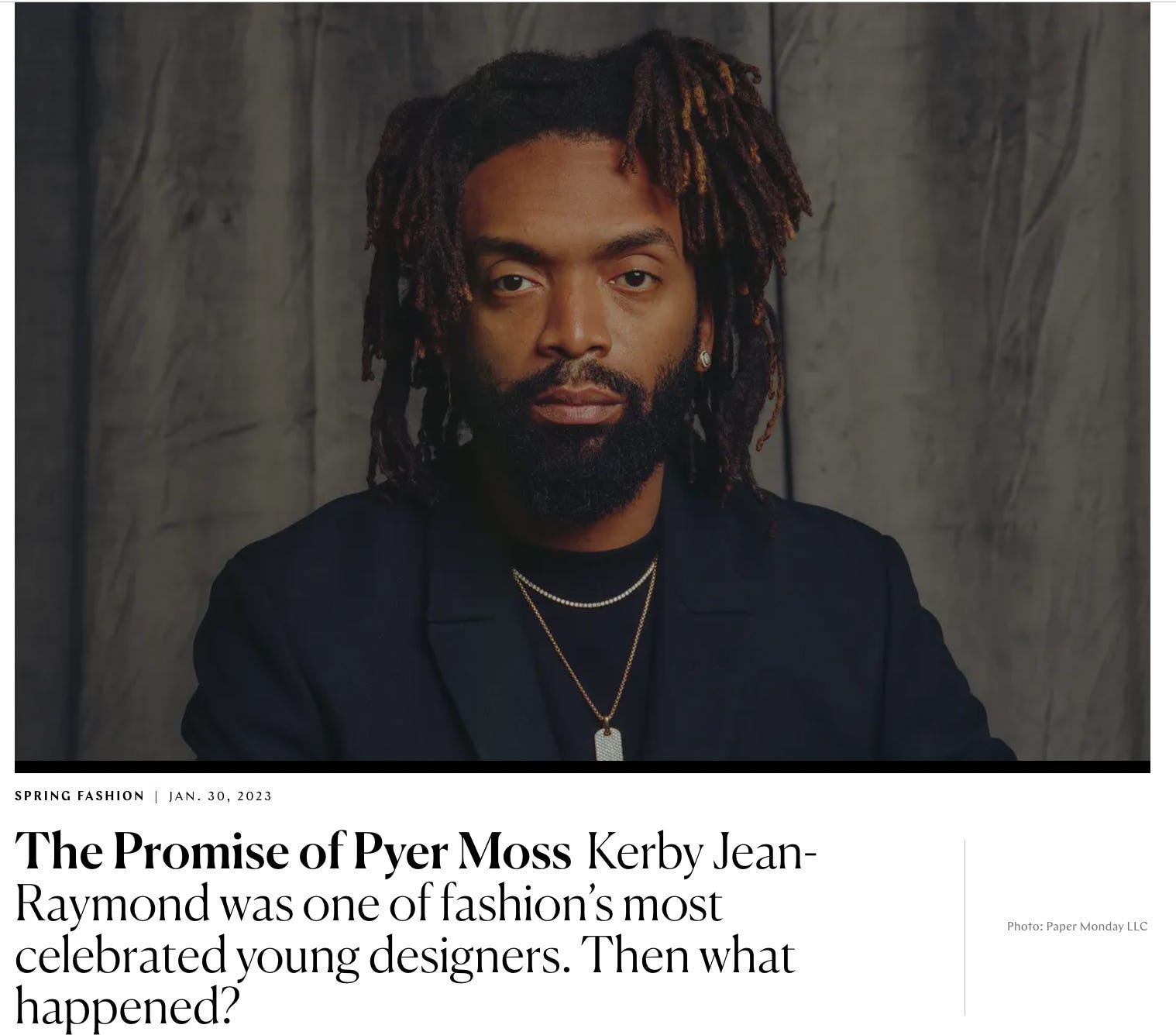 Kerby Jean-Raymond and Kering launch 'Your Friends In New York