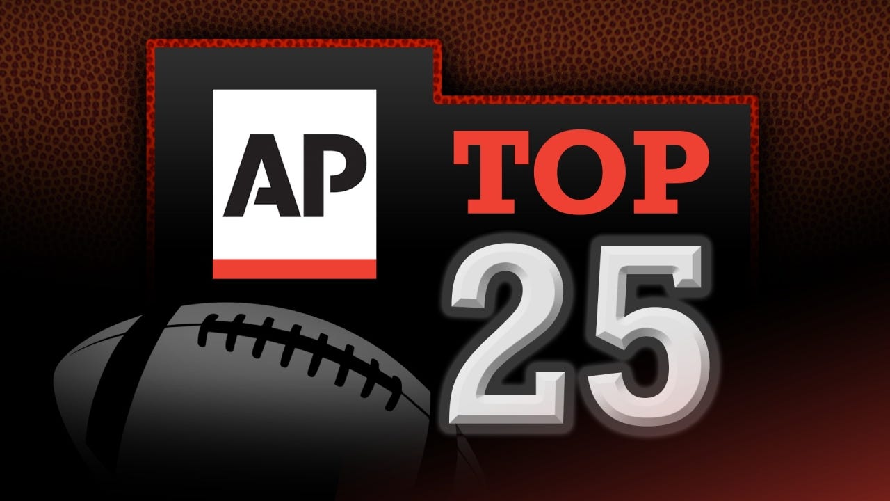 AP Top 25 College Football Poll Notre Dame Goes to Number Five