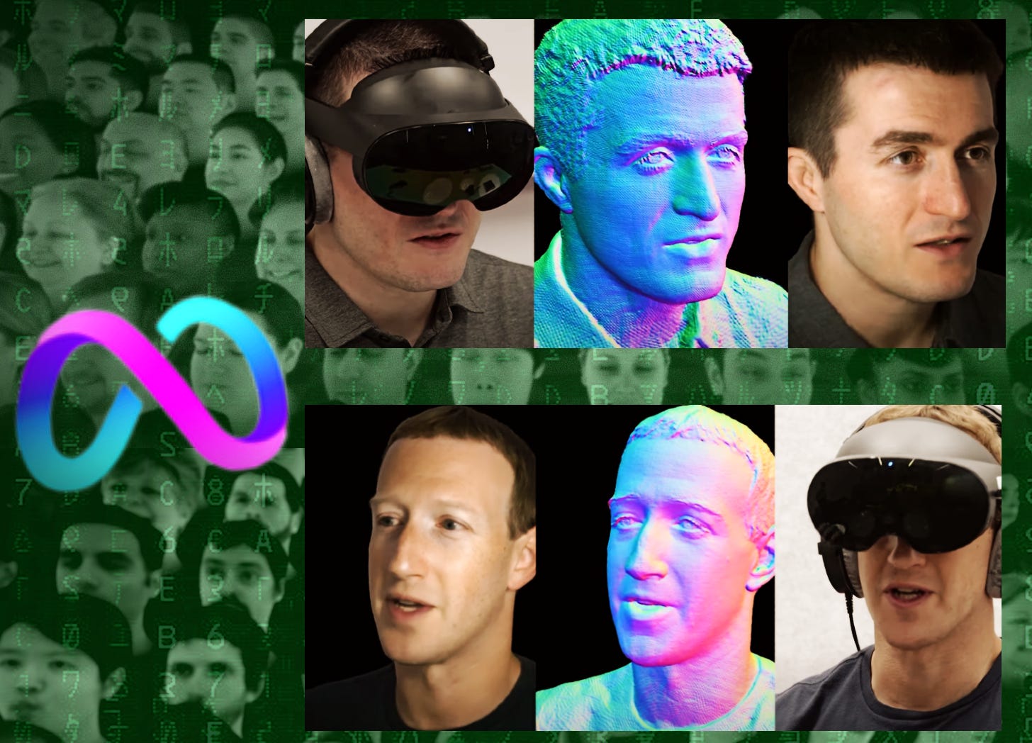 Mark Zuckerberg and Lex Fridman Record Podcast in the Metaverse