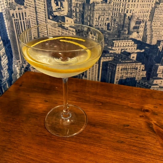 Dirty martini blanc - Le Coup de Grâce