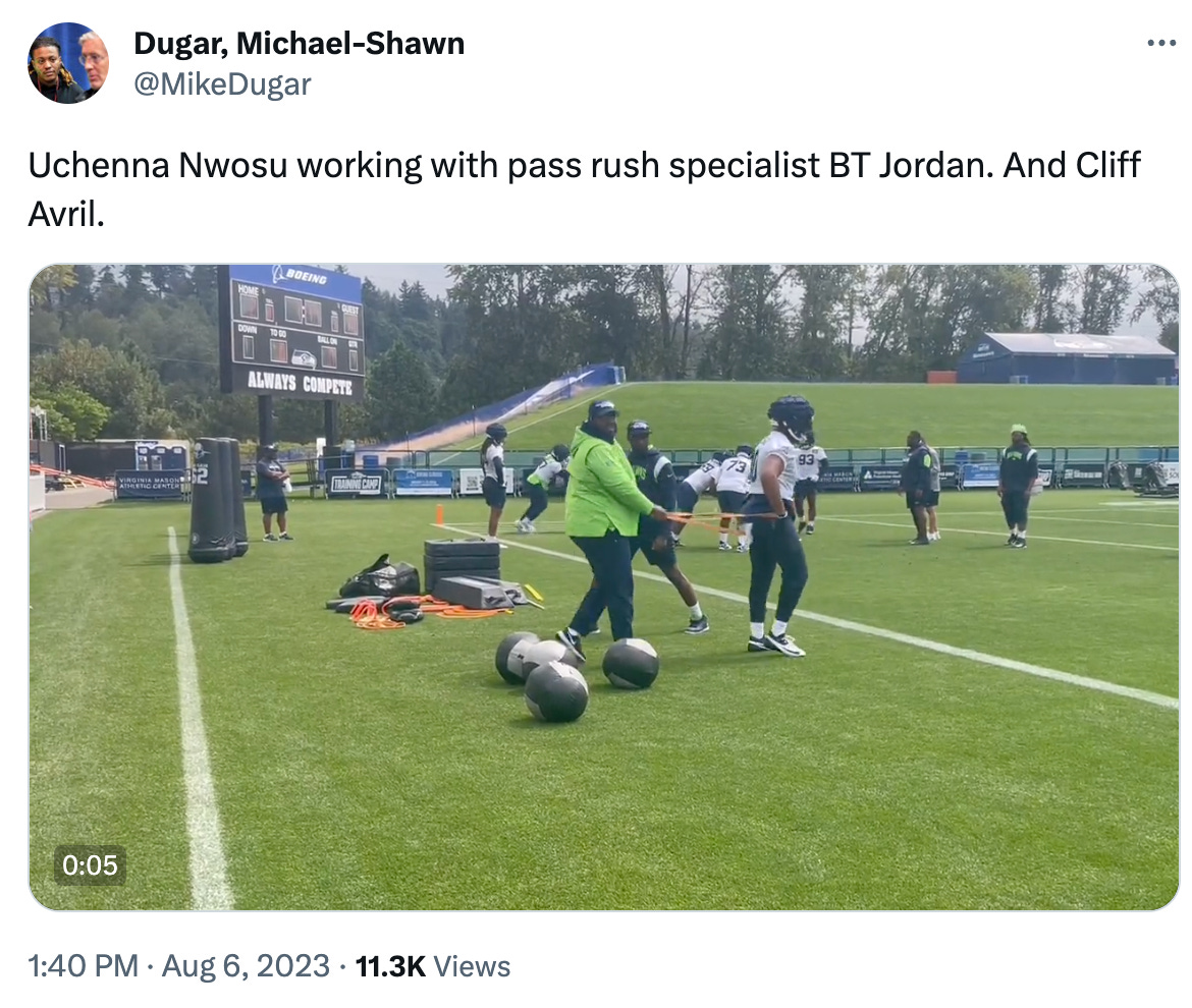 Seahawks training camp notes from Sunday: Riq's Return