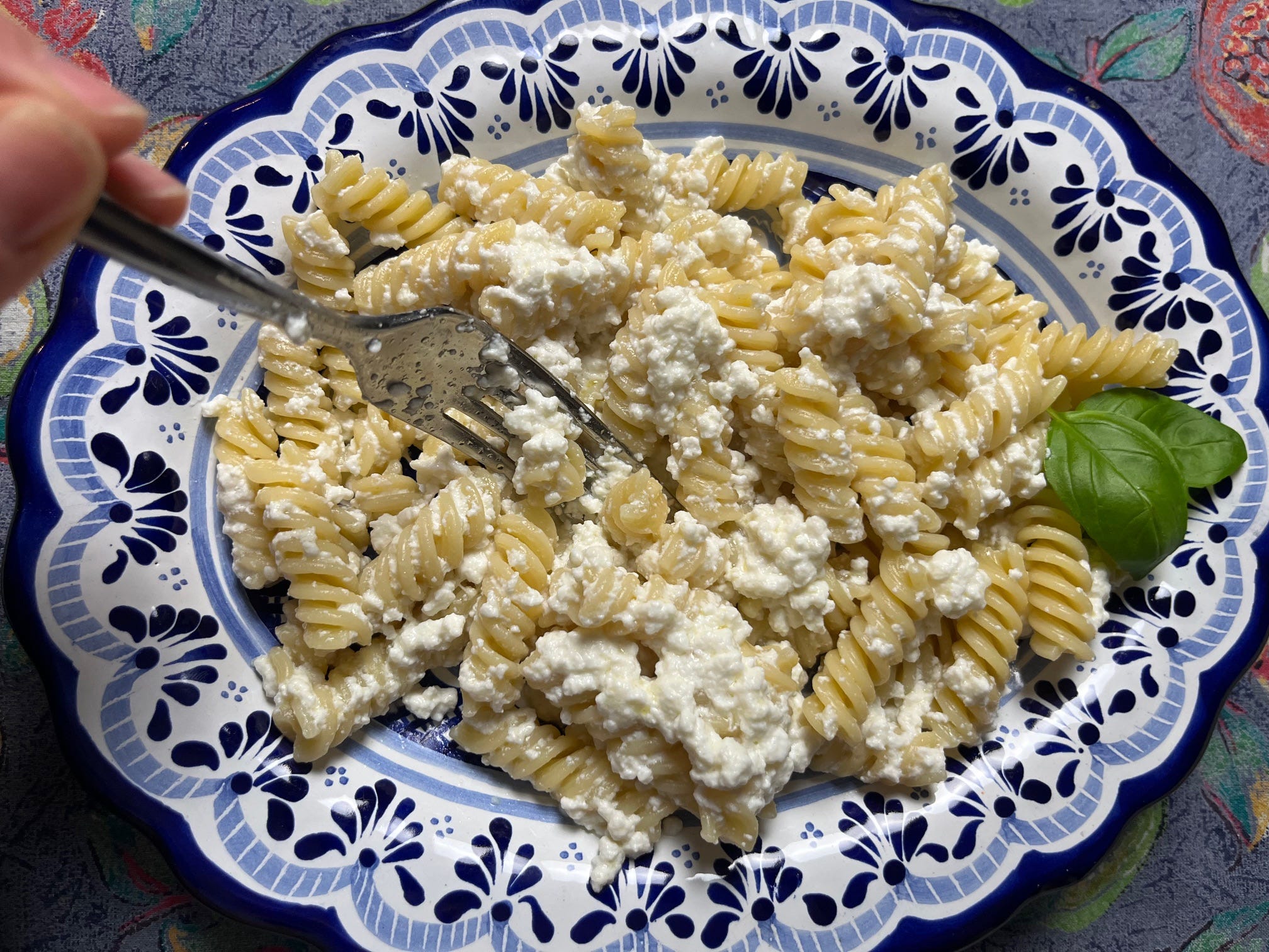 20 Min Pasta With Cheesy Ricotta From Italy