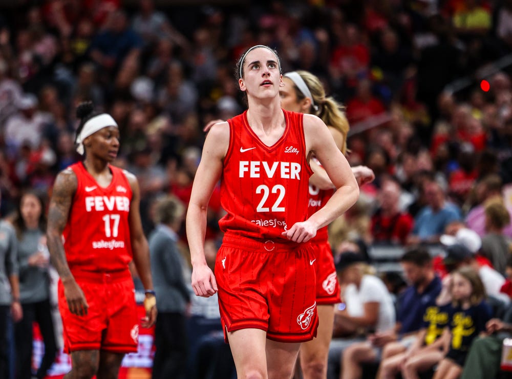 Caitlin Clark records historic triple-double, leads Indiana Fever to win  over WNBA's best NY Liberty