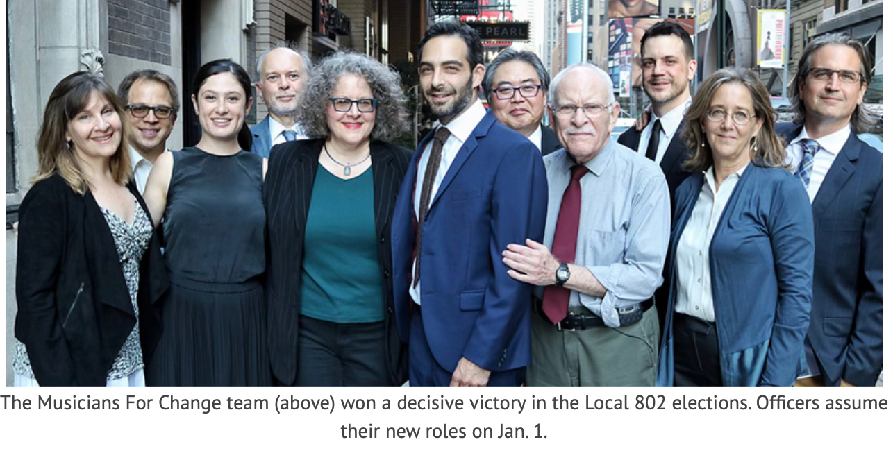 OPEN LETTER TO LOCAL 802