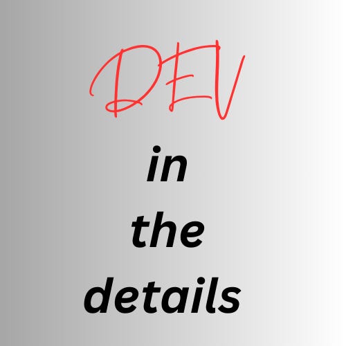 Dev in the Details logo