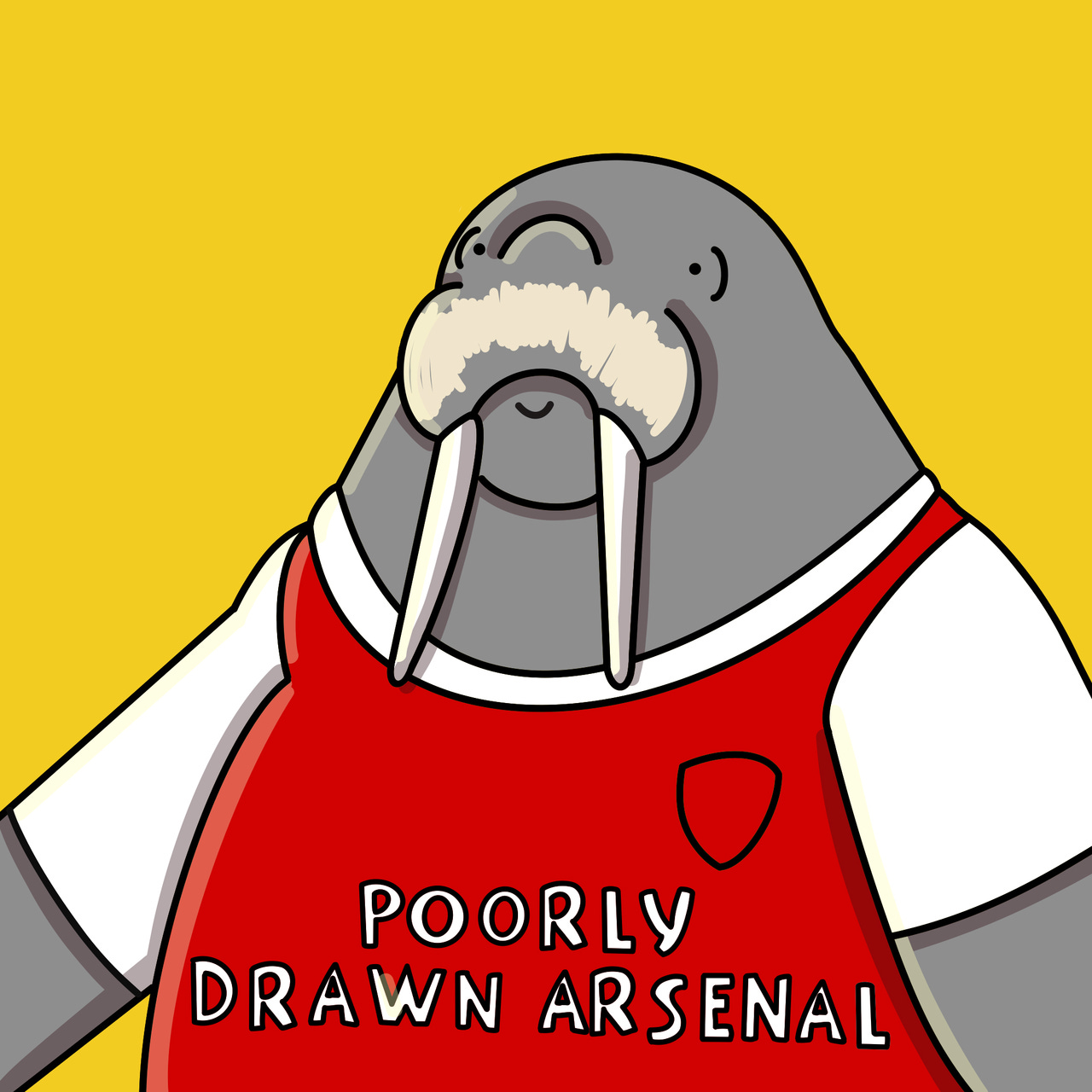 Artwork for Poorly Drawn Arsenal Newsletter
