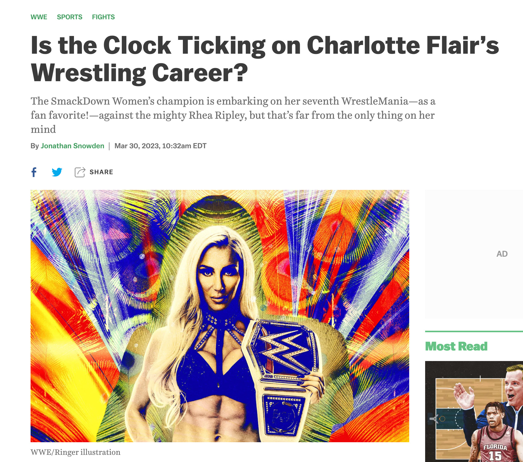 The Inside Story on How Writing a Ringer Feature about WWE Almost