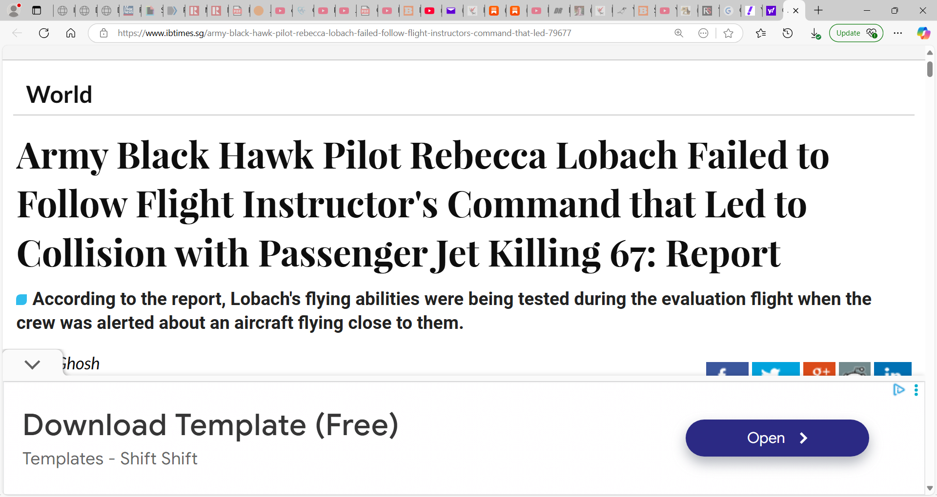 The pilot of the military black hawk helicopter (Capt. Rebecca Lobach