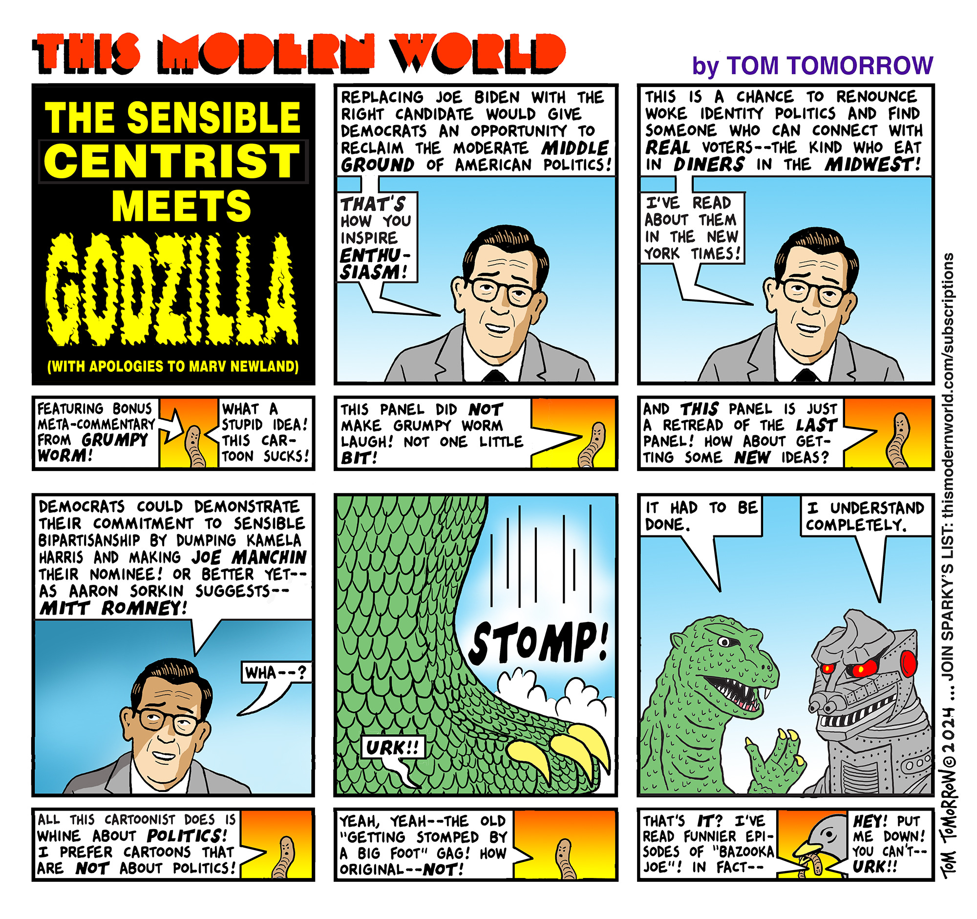 Another slow news week - by Tom Tomorrow