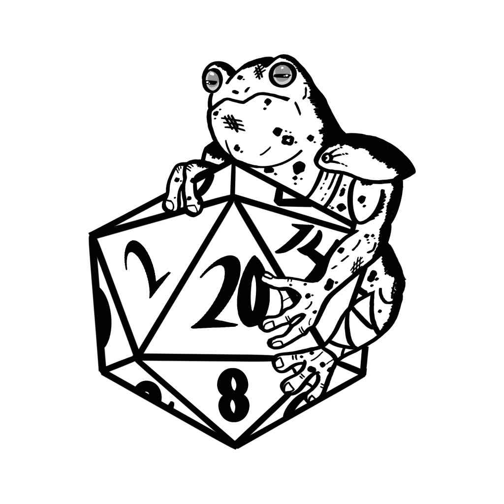 Sneak Leaps - Croaker RPGs logo