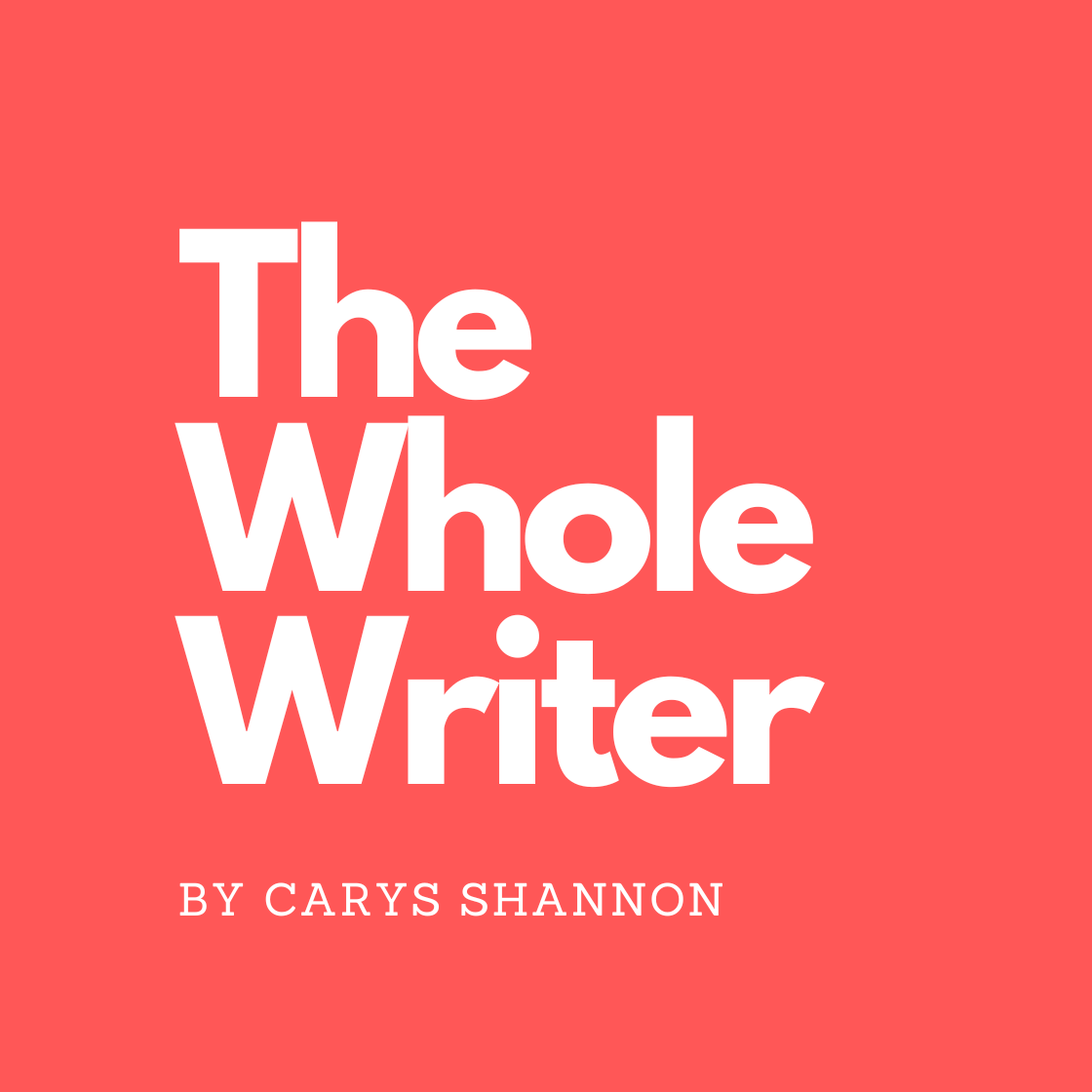 The Whole Writer by Carys Shannon logo