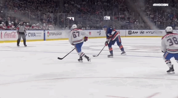 New York Islanders on X: Jersey off the back! #Isles fans who won the “ jersey off the back” auction hit the ice after the game to receive the  jersey from their favorite