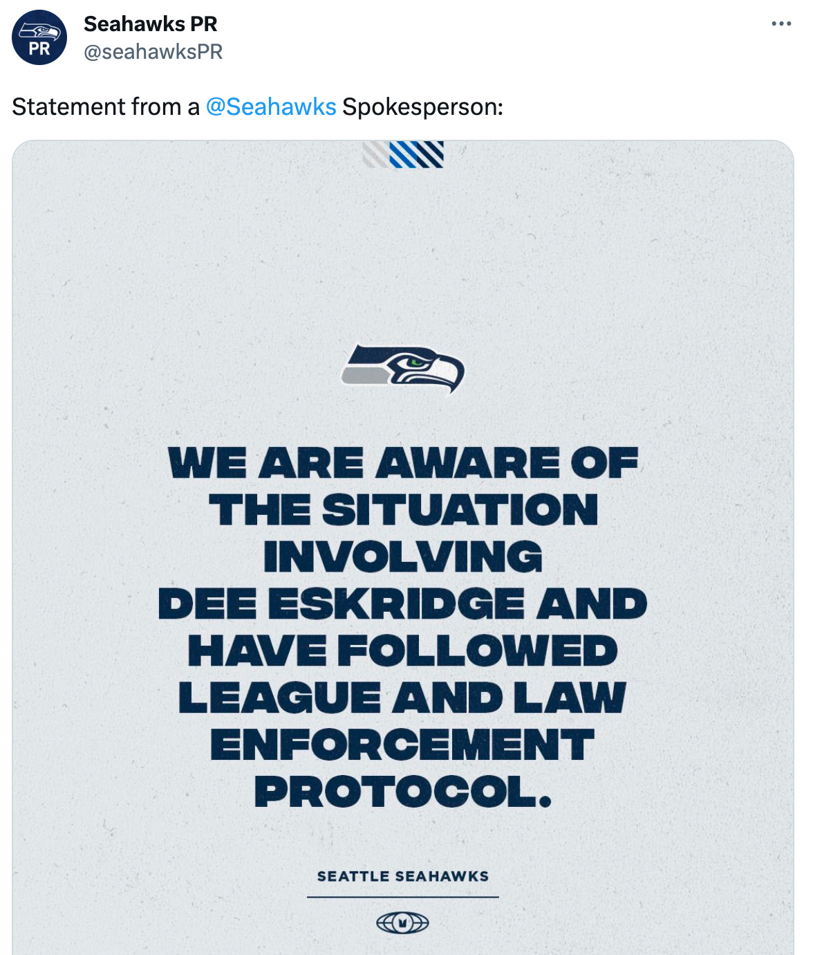 Seahawks' Dee Eskridge suspended six games for violating NFL's  personal-conduct policy