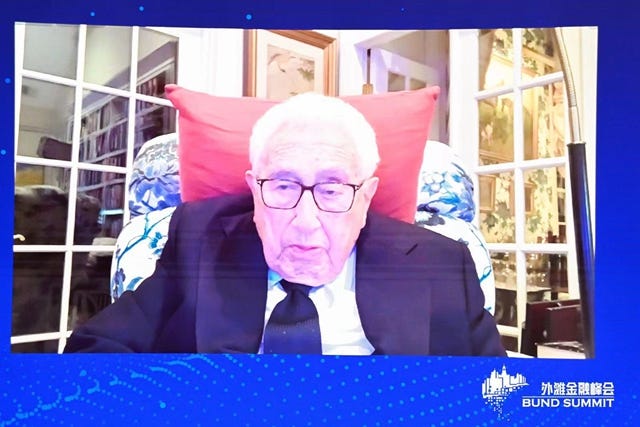 In September 2023, Kissinger, at the fifth Bund Finance Summit, discussed his book 