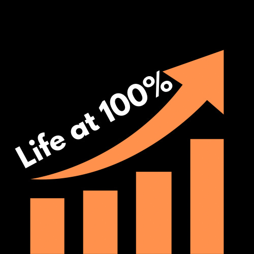 Life at 100% logo