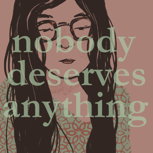 nobody deserves anything logo