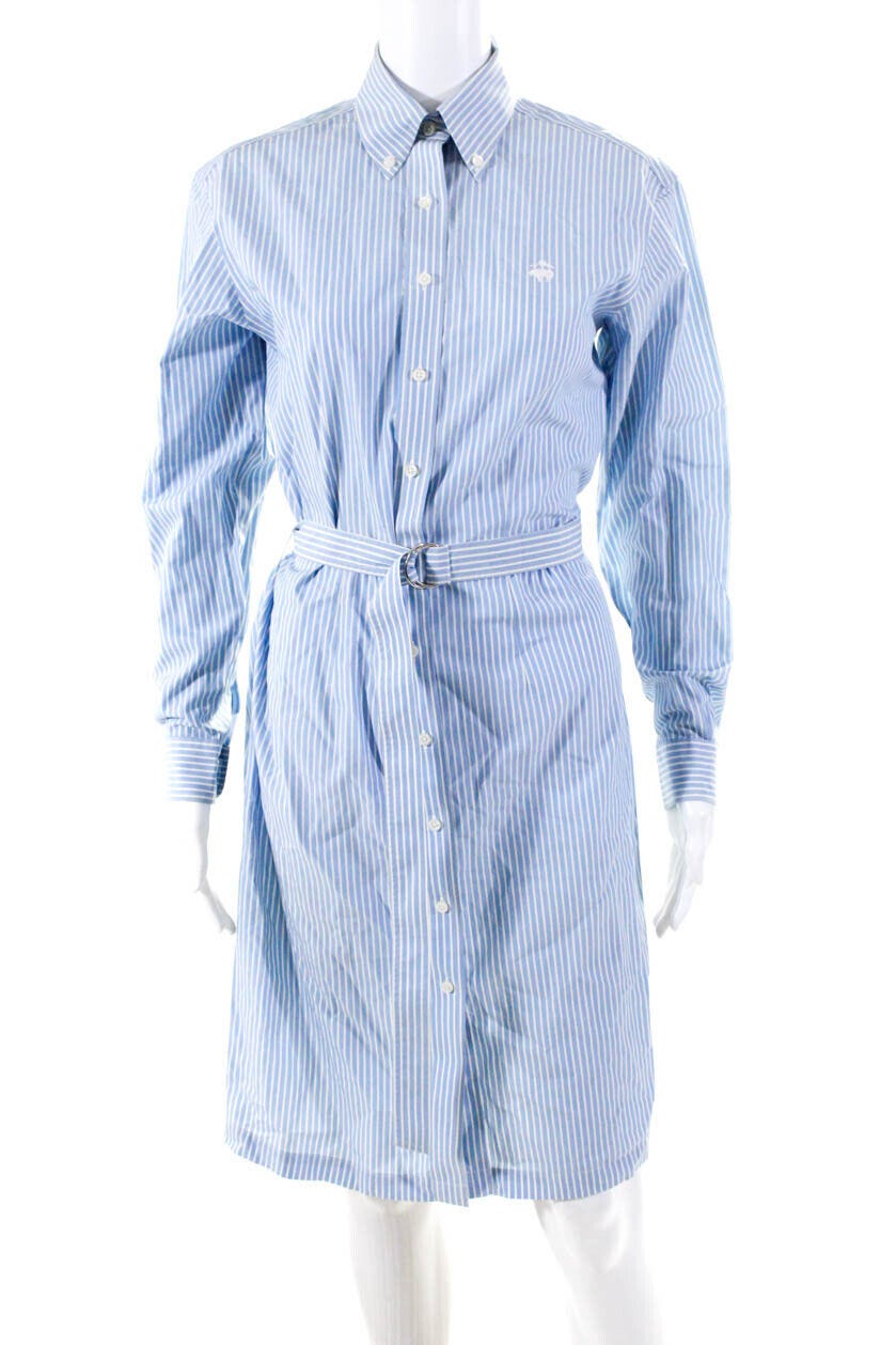 Blue Topaz & Blue Striped Large Bow Shirt Dress (Only $21!)