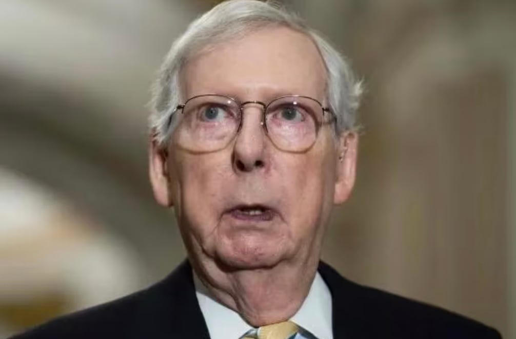 Mitch McConnell: a small man when America needed a giant (steveschmidt.substack.com)