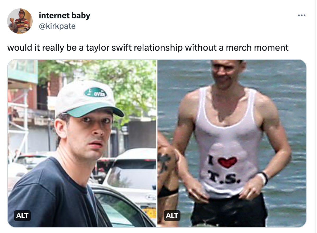 Taylor Swift's beau Matty Healy seen leaving her NYC apartment with an overnight  bag and a Lover hat