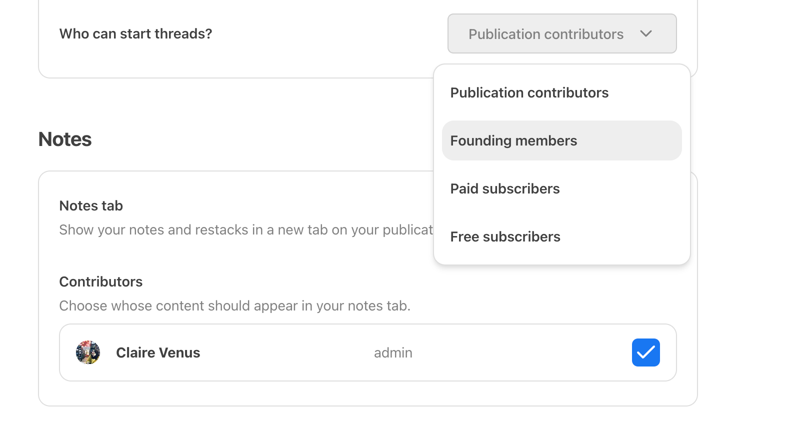 Founding Membership on Substack...