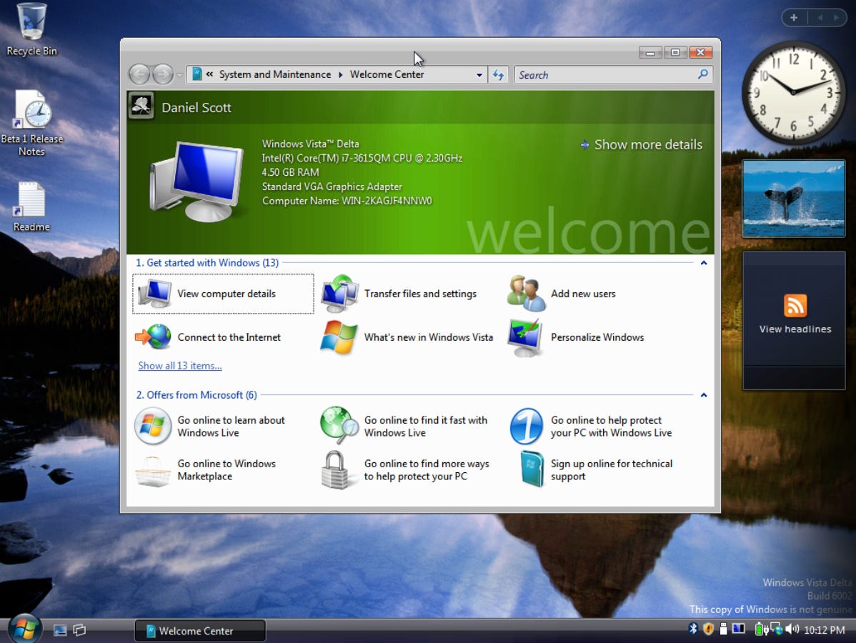 Exploring the Windows Vista Desktop - by Dan Scott