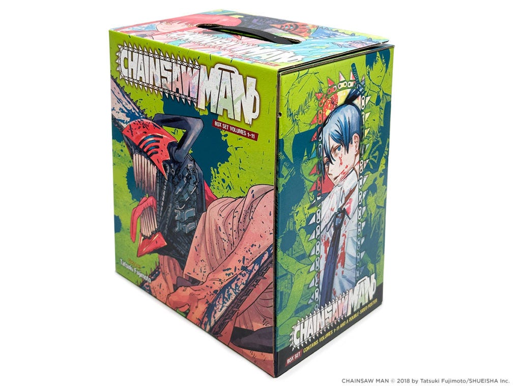 Chainsaw Man Collection 13 book set volumes 1-11 and Tatsuki