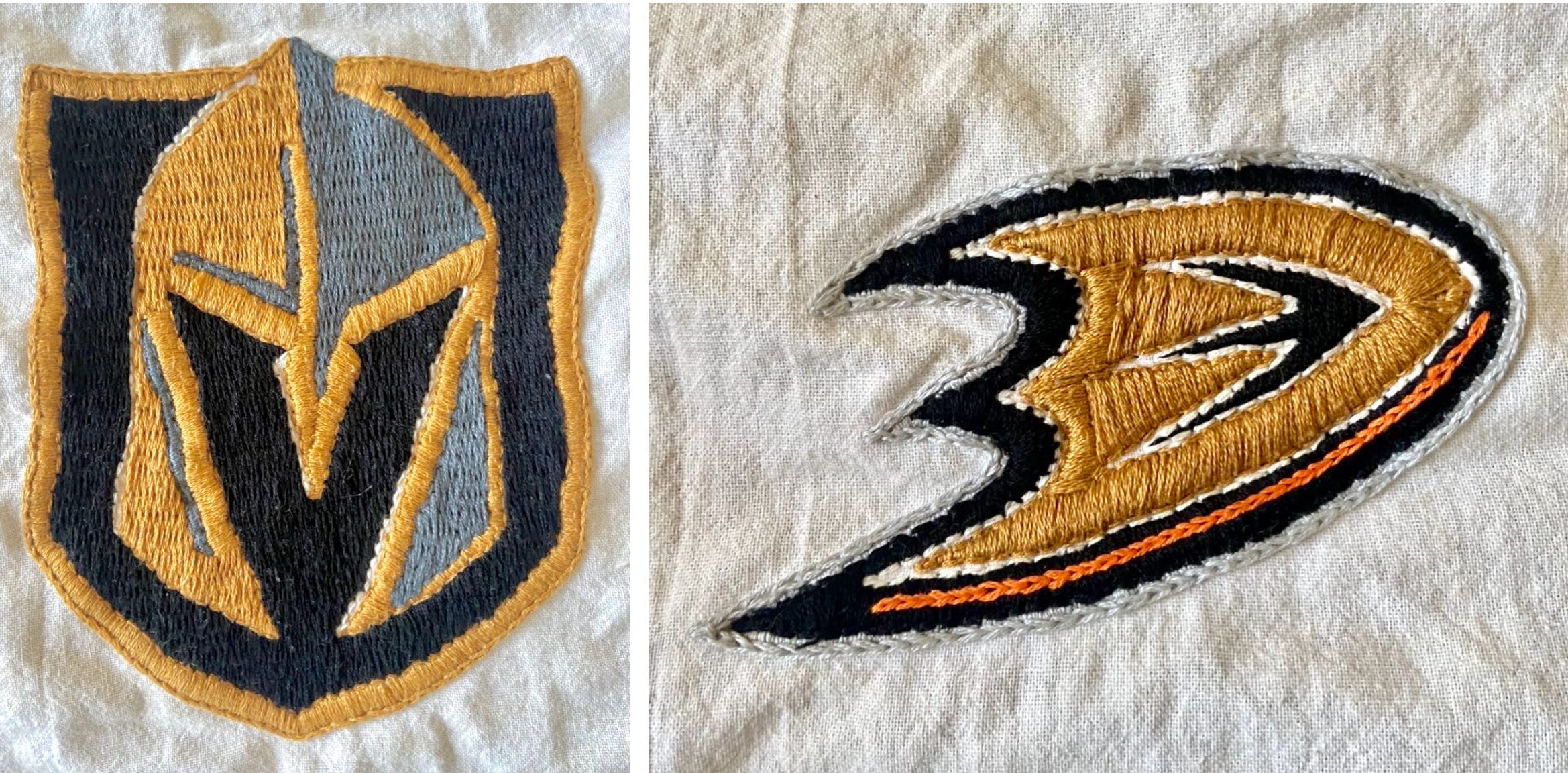 Las Vegas Nevada Hockey Mascot Parody Embroidered Iron on Photo Patch
