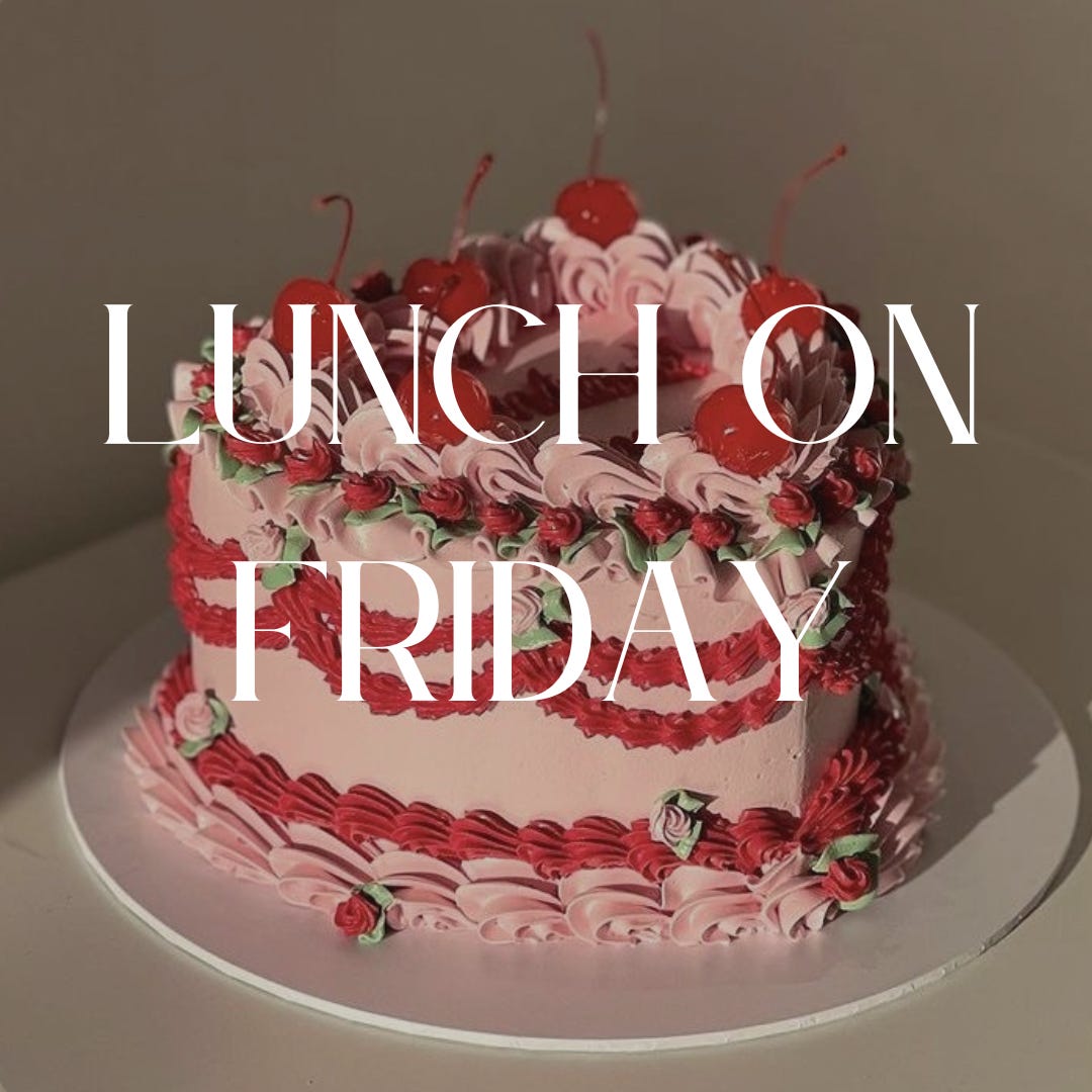 Lunch on Friday